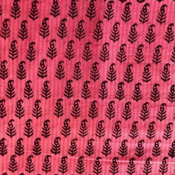 Preview: Hand Block Print aus Indien – PINK PAISLEY